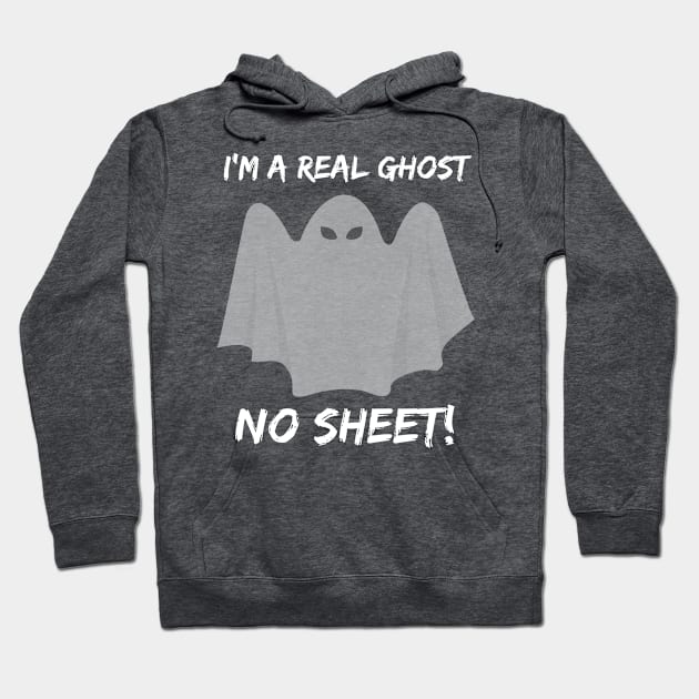 Real Ghost, No Sheet! Hoodie by qwsales